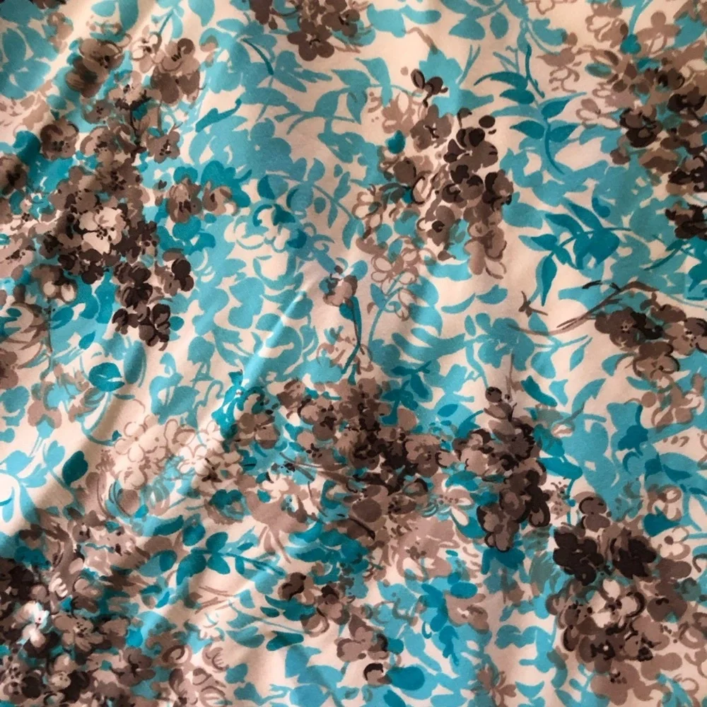 Turquoise Skirt with Stretch
